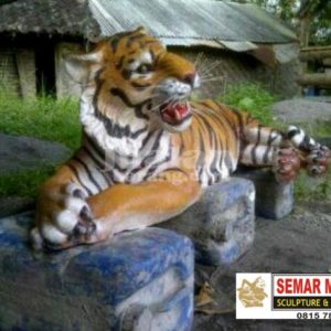 Kelik Studio Semar Mesem Patung Harimau Gambar Singa Raksasa