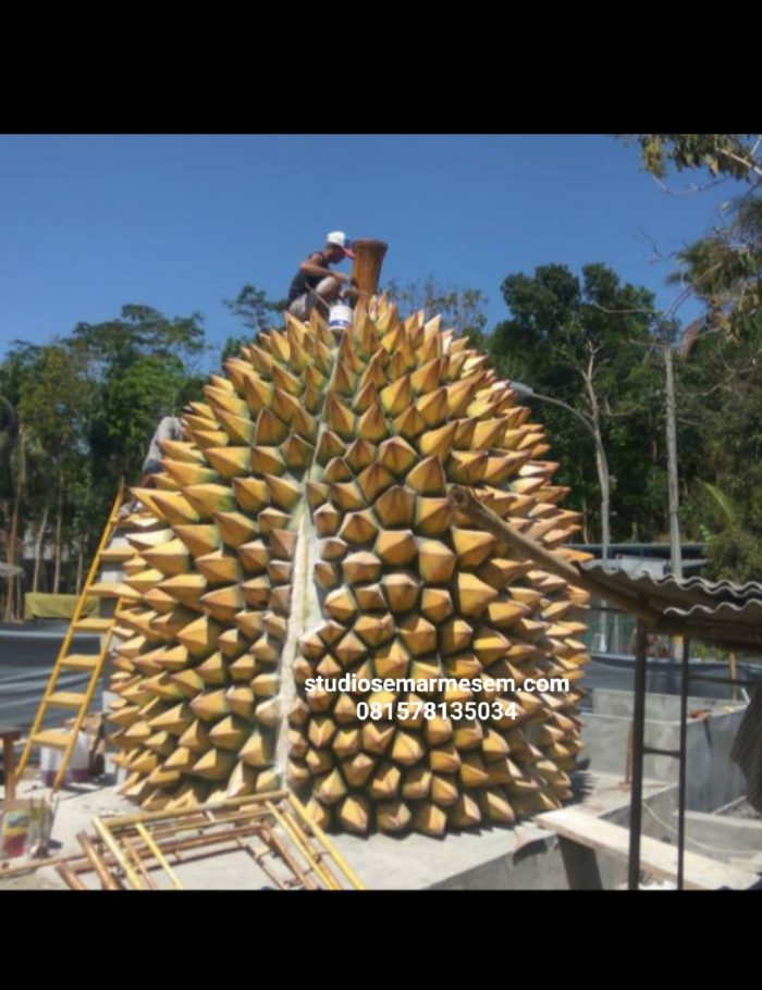 Patung Durian Replika Durian Miniatur Durian